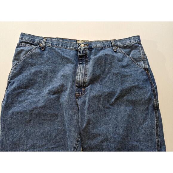 Wrangler Blue Jeans Size 42 x 32 Carpenter -0523M42 - Picture 2 of 3